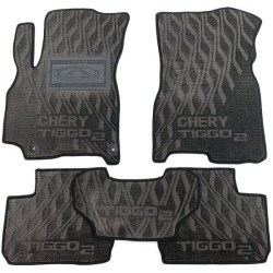 Текстильні килимки в салон Chery Tiggo 2 2017- (V) сірі AVTO-Tex