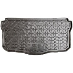 Килимок в багажник Citroen C1 2014- гумовий, чорний (AVTO-Gumm)