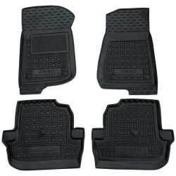 Килимки в салон Jeep Wrangler 2018- 2 двері гумові, чорні (AVTO-Gumm)