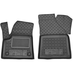 Килимки передні Citroen e-C3 2025- гумові, чорні (AVTO-Gumm)