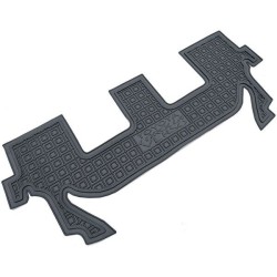 Килимки в салон Toyota Corolla Verso 2004-2009 3-й ряд гумові, чорні (AVTO-Gumm)