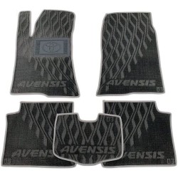 Текстильні килимки в салон Toyota Avensis 2003-2009 (V) сірі AVTO-Tex Текстильні килимки в салон Toyota Avensis 2003-2009 (V) сірі AVTO-Tex
