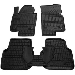 Килимки в салон Volkswagen Jetta 2011-2019 гумові, чорні (AVTO-Gumm)