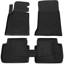 Килимки в салон BMW 3 (E46) 1998-2005 гумові, чорні (AVTO-Gumm)