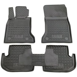 Килимки в салон BMW 5 (F10) 2013- sDrive гумові, чорні (AVTO-Gumm)
