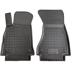 Килимки передні Audi A4 (B9) 2016- гумові, чорні (AVTO-Gumm)