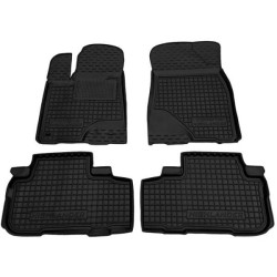 Килимки в салон Toyota Highlander 3 2014-2020 гумові, чорні (AVTO-Gumm)