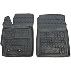 Килимки передні Toyota Yaris 2006-2011 хетчбек гумові, чорні (AVTO-Gumm)