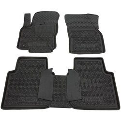 Килимки в салон Volkswagen Tiguan Allspace 2018- гумові, чорні (AVTO-Gumm)