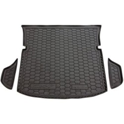Килимок в багажник Mazda CX-7 2006- гумовий, чорний (AVTO-Gumm)