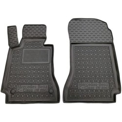Килимки передні Mercedes C (W204) 2007-2013 гумові, чорні (AVTO-Gumm)