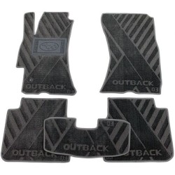 Текстильні килимки в салон Subaru Outback 2003- (X) сірі AVTO-Tex