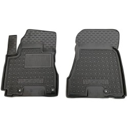 Килимки передні Hyundai Tucson 2004- гумові, чорні (AVTO-Gumm)