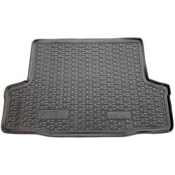 Килимок в багажник Chevrolet Aveo 2002-2006 седан гумовий, чорний (AVTO-Gumm)