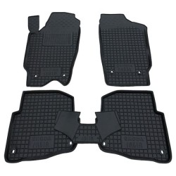 Килимки в салон Skoda Fabia 2000-2007 гумові, чорні (AVTO-Gumm)