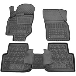 Килимки в салон Volkswagen Tiguan 2024- гумові, чорні (AVTO-Gumm)