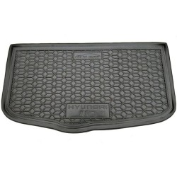Килимок в багажник Hyundai i10 2020- гумовий, чорний (AVTO-Gumm)