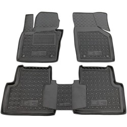 Килимки в салон Audi Q3 2011-2019 гумові, чорні (AVTO-Gumm)