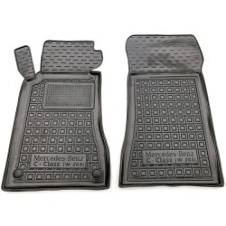 Килимки передні Mercedes C (W203) 2000-2006 RWD гумові, чорні (AVTO-Gumm)