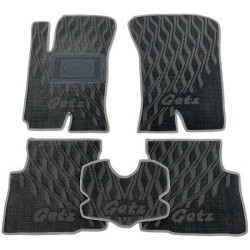 Текстильні килимки в салон Hyundai Getz 2002- (V) сірі AVTO-Tex