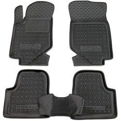 Килимки в салон Opel Corsa F 2020- ДВЗ гумові, чорні (AVTO-Gumm)