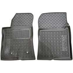 Килимки передні Toyota Corolla Verso 2004-2009 5 місць гумові, чорні (AVTO-Gumm)
