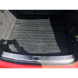 Килимок в багажник Audi A5 (B8) Sportback 2009- гумовий, чорний (AVTO-Gumm)