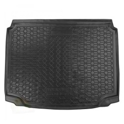 Килимок в багажник Volkswagen Golf Plus 2004- з докаткою гумовий, чорний (AVTO-Gumm)