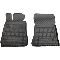 Килимки передні Mercedes S (W221) 2005-2014 довга база, 4Matic гумові, чорні (AVTO-Gumm)