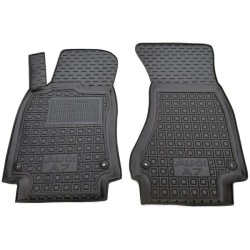 Килимки передні Audi A7 (4G) Sportback 2011- гумові, чорні (AVTO-Gumm)