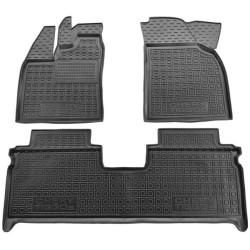 Килимки в салон Chery Tiggo 6 2025- гумові, чорні (AVTO-Gumm)
