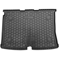 Килимок в багажник Fiat Qubo/Fiorino 2008-/Citroen Nemo 2007-/Peugeot Bipper 2008- гумовий, чорний (AVTO-Gumm)