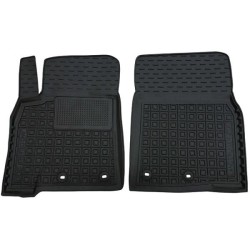 Килимки передні Toyota Land Cruiser 200 2012- гумові, чорні (AVTO-Gumm)