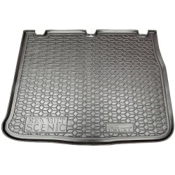 Килимок в багажник Renault Scenic 2 2002-2009 5 місць гумовий, чорний (AVTO-Gumm)