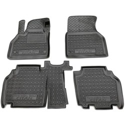 Килимки в салон Mercedes Citan 2012- гумові, чорні (AVTO-Gumm)