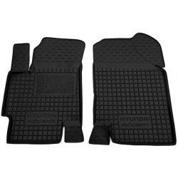 Килимки передні Hyundai Accent 2006-2010 гумові, чорні (AVTO-Gumm)