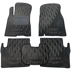Текстильні килимки в салон Chery Tiggo 2005- (V) сірі AVTO-Tex