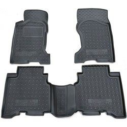 Килимки в салон Opel Frontera B 1998-2004 гумові, чорні (AVTO-Gumm)