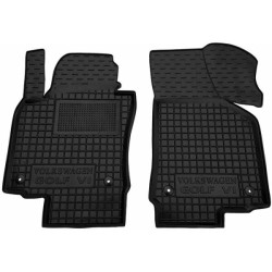 Килимки передні Volkswagen Golf 5 2003-/6 2009- гумові, чорні (AVTO-Gumm)
