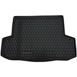 Килимок в багажник Chevrolet Aveo 2006-2012 седан гумовий, чорний (AVTO-Gumm)
