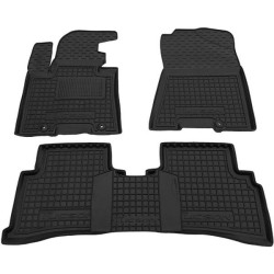 Килимки в салон Hyundai Tucson 2016-2020 гумові, чорні (AVTO-Gumm)