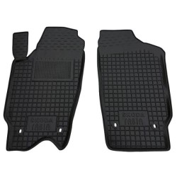 Килимки передні Skoda Fabia 2000-2007 гумові, чорні (AVTO-Gumm)