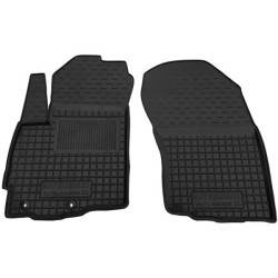 Килимки передні Mitsubishi Outlander XL 2007-2012 гумові, чорні (AVTO-Gumm)
