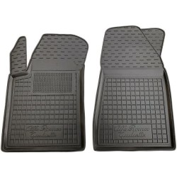 Килимки передні Alfa Romeo Giulietta 2010- гумові, чорні (AVTO-Gumm)