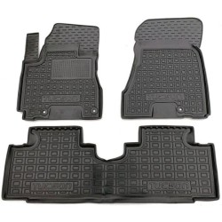 Килимки в салон Hyundai Tucson 2004- гумові, чорні (AVTO-Gumm)
