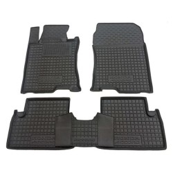 Килимки в салон Honda Accord 2008-2013 гумові, чорні (AVTO-Gumm)