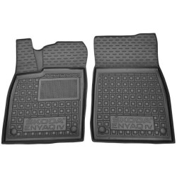 Килимки передні Skoda Enyaq 4 2021- купе гумові, чорні (AVTO-Gumm)