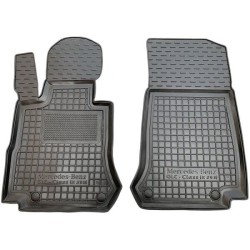 Килимки передні Mercedes GLC (X253) 2016- гумові, чорні (AVTO-Gumm)