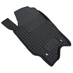 Килимок водійський Skoda Fabia 2000-2007 гумовий, чорний (AVTO-Gumm)