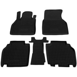 Килимки в салон Renault Kangoo 2 2008- гумові, чорні (AVTO-Gumm) Килимки в салон Renault Kangoo 2 2008- гумові, чорні (AVTO-Gumm)